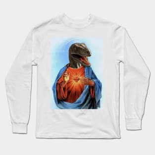 Jesus raptor Long Sleeve T-Shirt